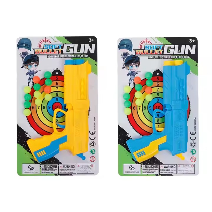 Kids' Toy Gun With Simulation Structure and Target