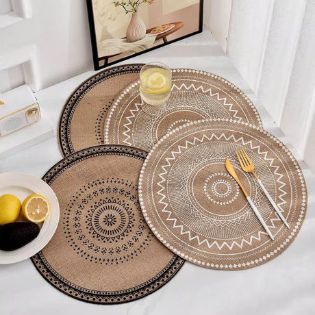 Boho Style Jute Table Place Mats