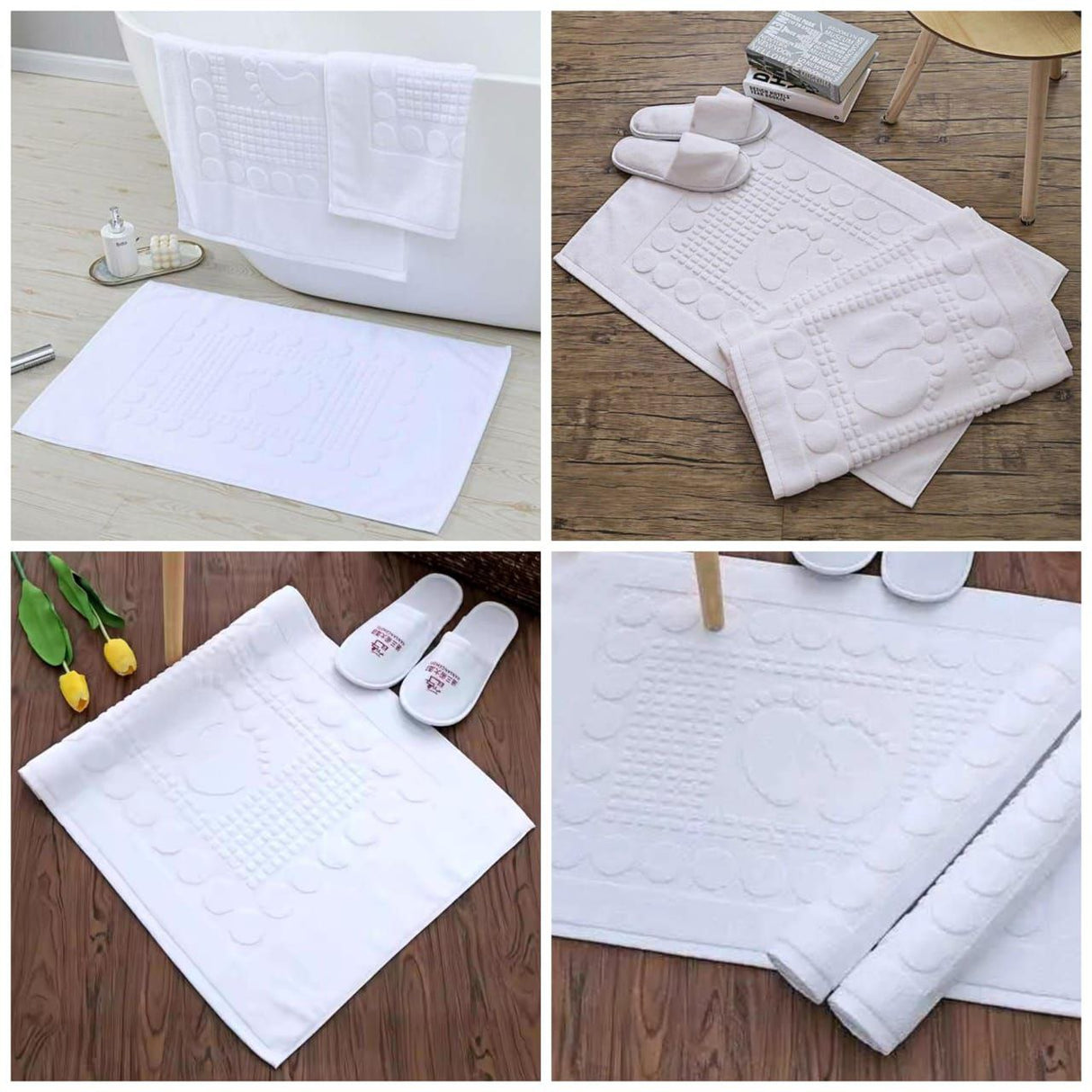 Cotton Bathroom Floor Mat For Home and Hotel