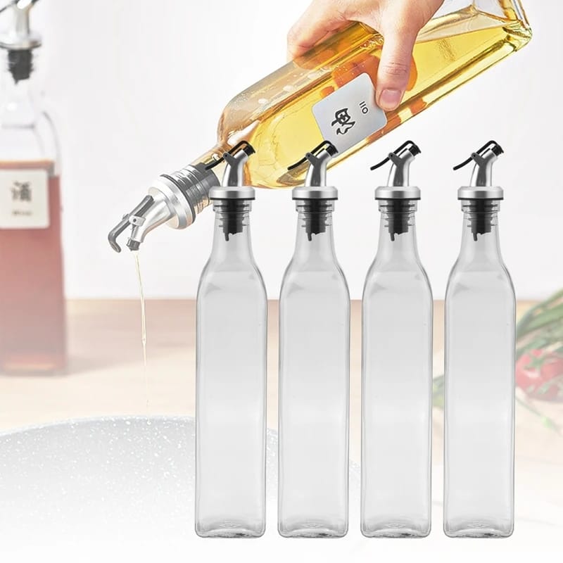 Glass oil dispenser