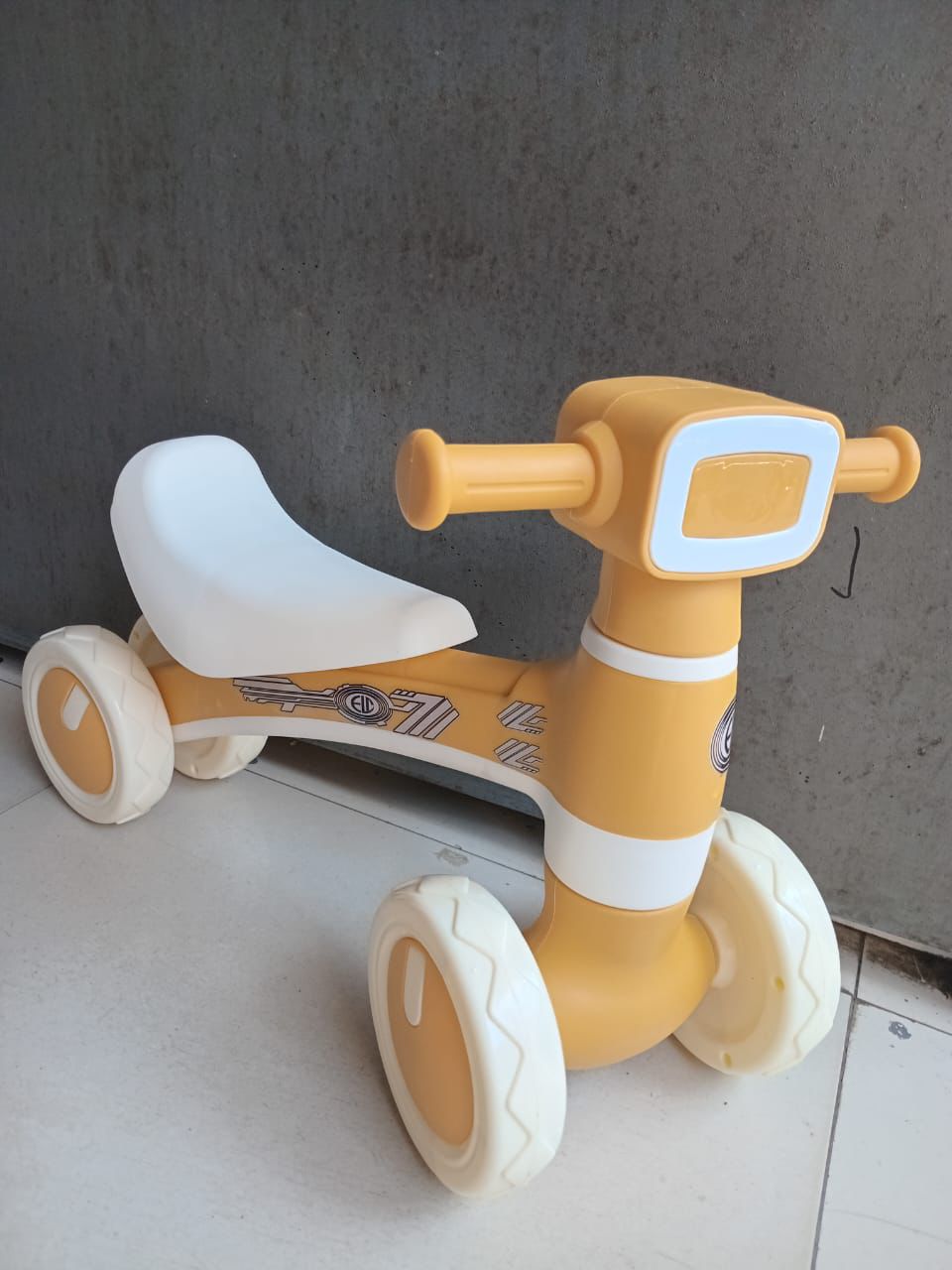 Musical Four-Wheel Kids Balance Bike