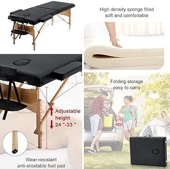 Portable Massage and SPA Bed with Carrying Case