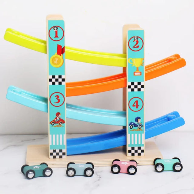 Glider Rail Wooden Toy Set