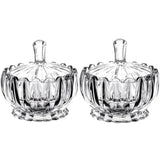 set of six  candy glasses