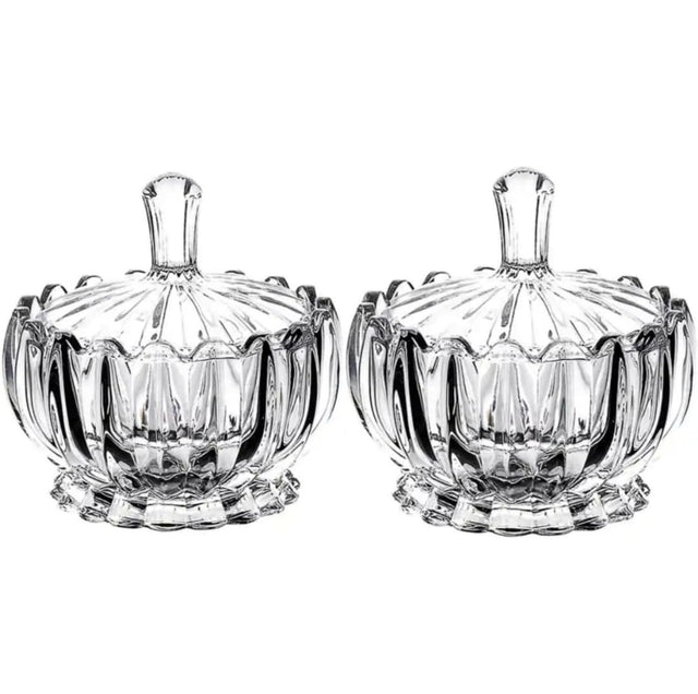 set of six  candy glasses