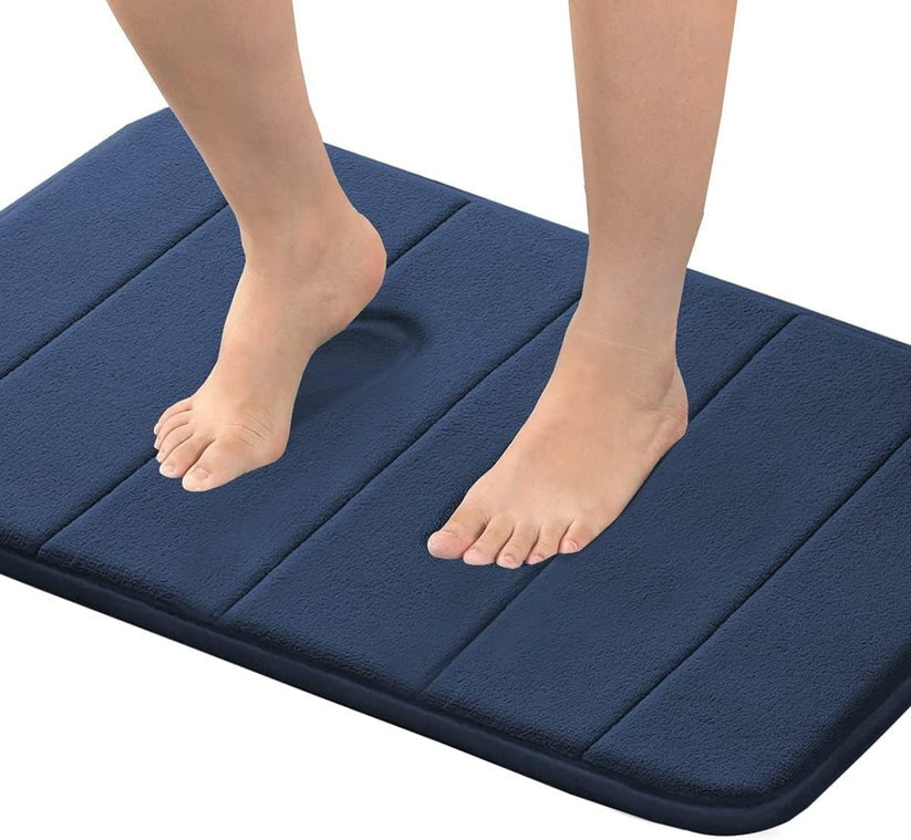 Memory Foam Bath Mat Rug, 24 x 17 Inches,