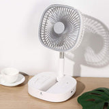 Portable Desk Fan with USB &amp; 2000mAh Battery