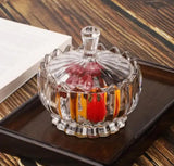 set of six  candy glasses