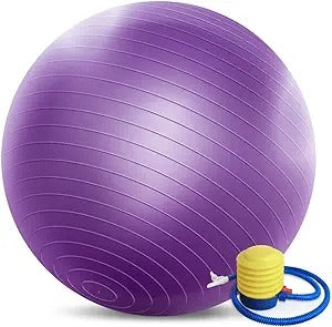 Anti-burst Yoga Ball for Physical Fitness Exercises PLUS A FREE PUMP