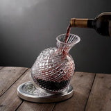 Wine goblets decanter Combo Set