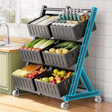 Kitchen Vegetable basket rack 4 layer
