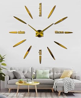 Decorative Sunburst Large Wall Clock