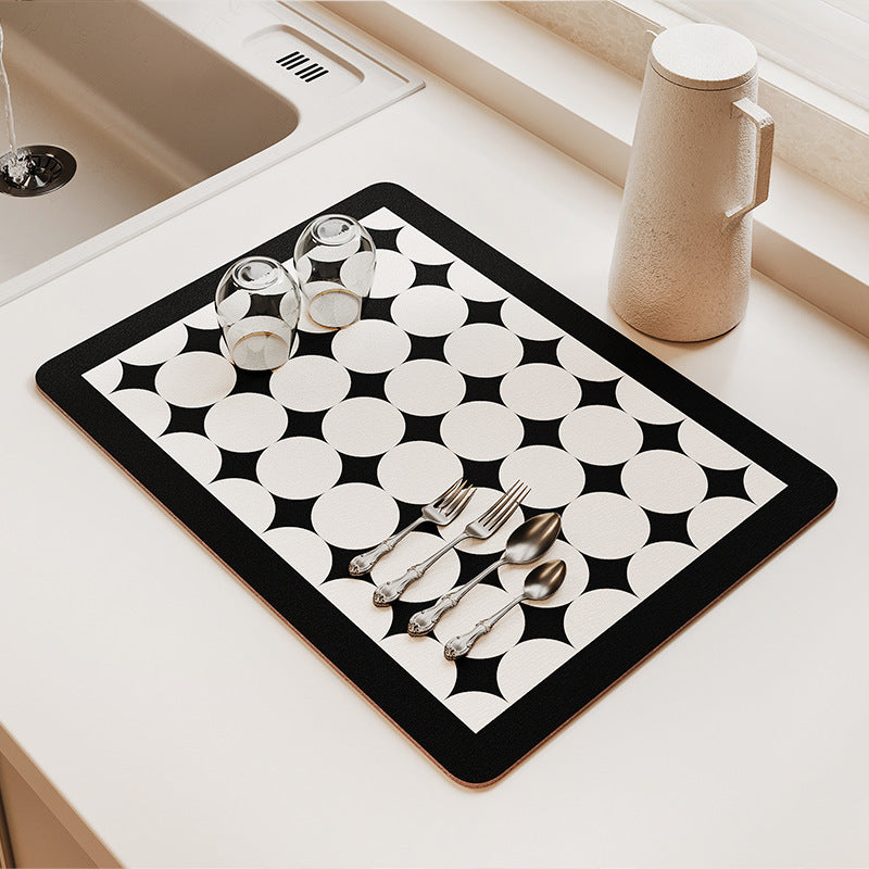 dish drying absorbent mats