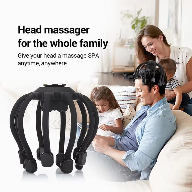  Electric Octopus claw anti stress head massager 