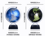 Retro metal frame rotating luxury world map globe 30cm
