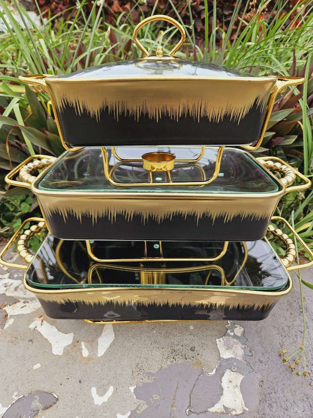 3pc ceramic food warmers are back