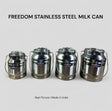 Stainless Steel Milk Can — Multiple Sizes Available