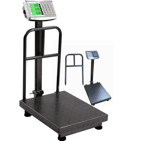 Industrial Platform Scale with Removable Guardrail 