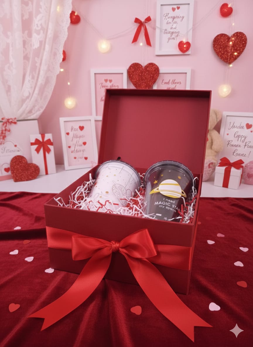 
“A cute Valentine cup for the one who makes your heart sparkle ✨💘”
Highlight:
Valentine is coming 💘
Don’t show up empty-handed 😍
Cute gift ✔️ Affordable ✔️