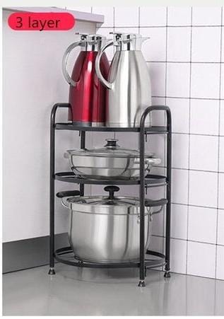Three-Layer Creative Kitchenware Organizer / Pot Rack