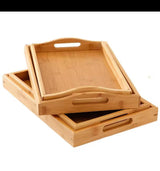 Multifunctional Big sized 3in1 bamboo serving trays