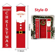 Christmas Door Banner Set – 2 Pieces (180 × 30 cm)