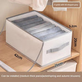 8 grid jeans organizer with lid.