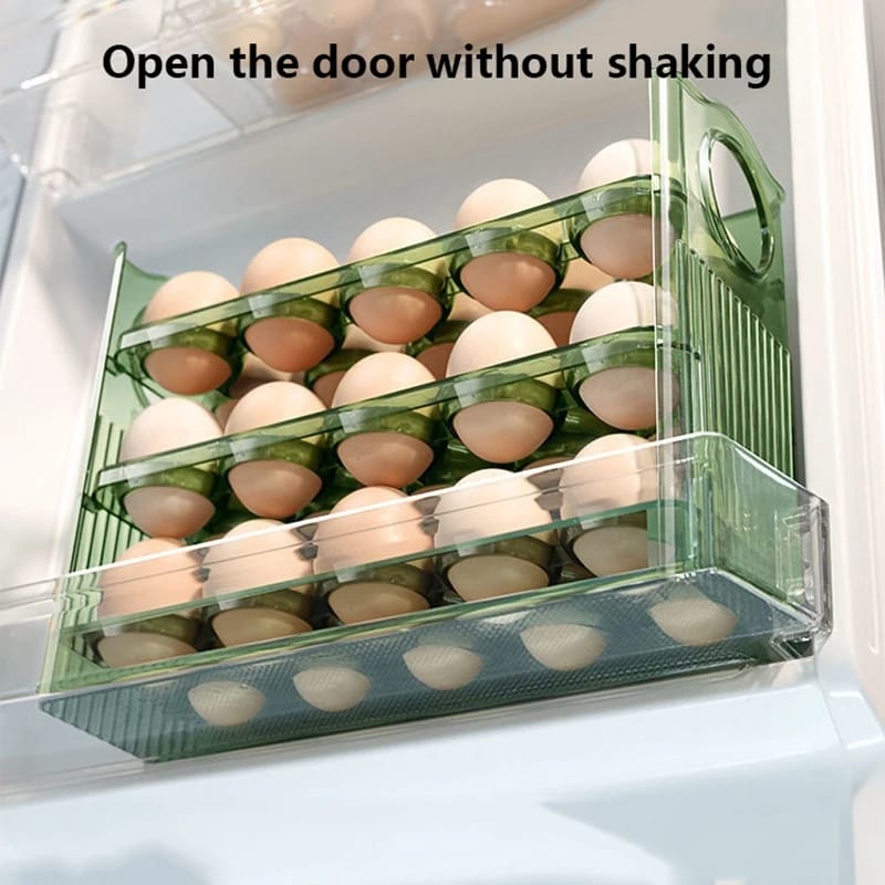 Autoflip Fridge Egg Storage Plastic Box