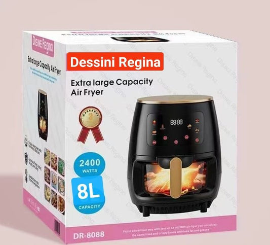 Glass Oven Dessini Air fryer 8 Litres