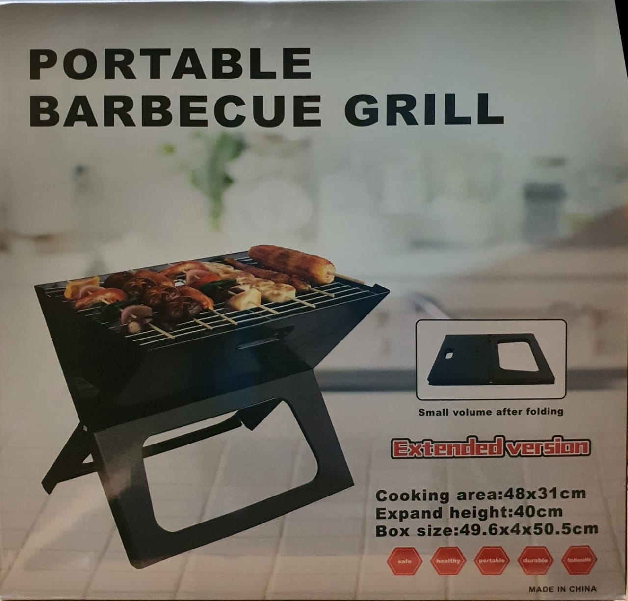 Heavy Portable barbecue CHARCOAL Grill