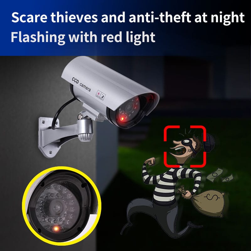 Dummy Wireless Camera Plastic Fake CCTV Camera