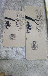 Rubber Kitchen Mat With Anti-Slip Bottom 2 Pcs set