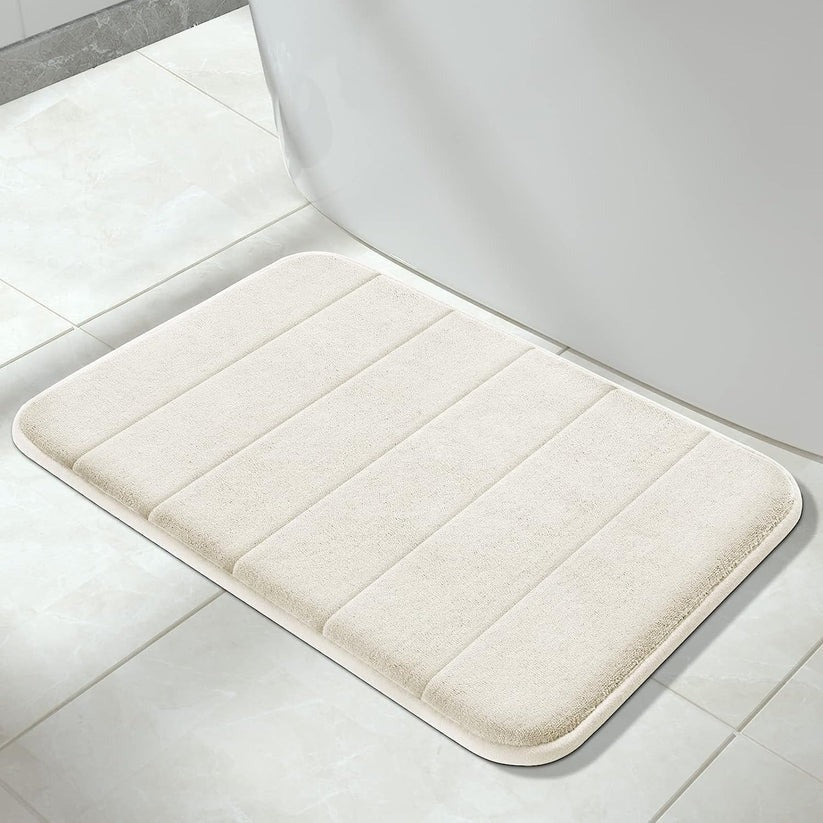 Memory Foam Bath Mat Rug, 24 x 17 Inches,