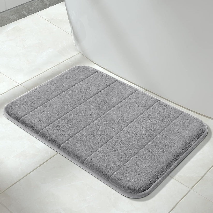 Memory Foam Bath Mat Rug, 24 x 17 Inches,