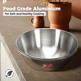 Aluminum Baking Bowl

Made of high-quality aluminum for durability and even heat distribution

Lightweight yet sturdy, ideal for baking, mixing, and food preparation

Resistant to rust and corrosion, designed for long-term use

Smooth surface for easy cleaning and maintenance

Suitable for home kitchens, bakeries, and commercial use

Material

Aluminum