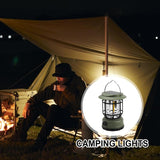 Outdoor Camping Lantern – Vintage Rechargeable Tent Light