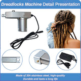 Electric Dreadlocks Maker Machine – With 6mm, 8mm & 10mm  Heads