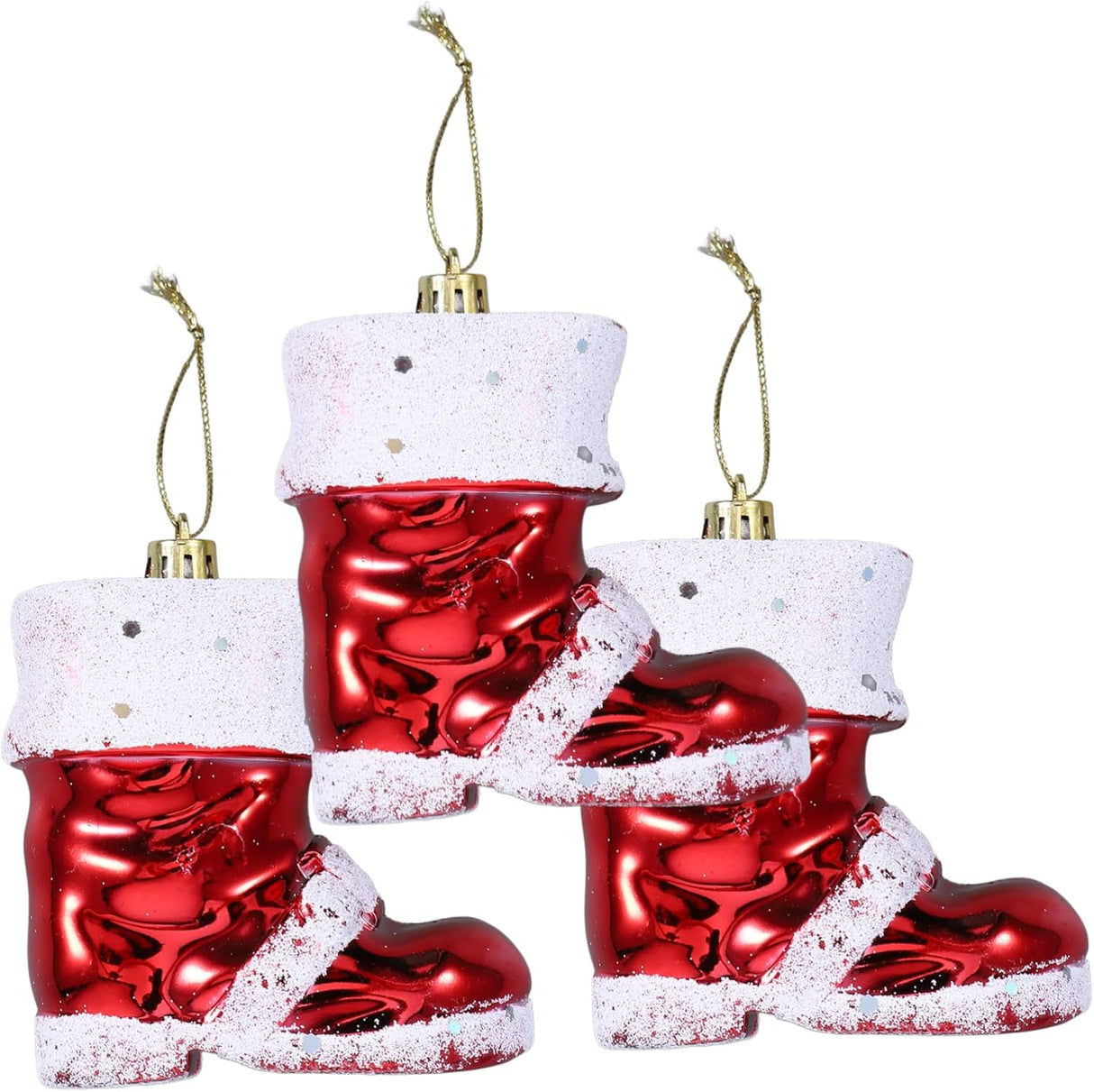 Christmas Tree Baubles Boot Ornaments (3pcs)