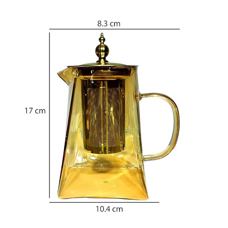 Borosilicate Glass Kettle with infuser 
