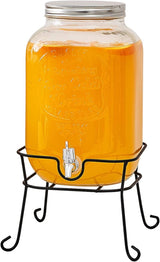 Beverage Drink Dispenser Metal Stand