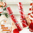 Christmas Party Crackers Set – Festive Red – 6pcs