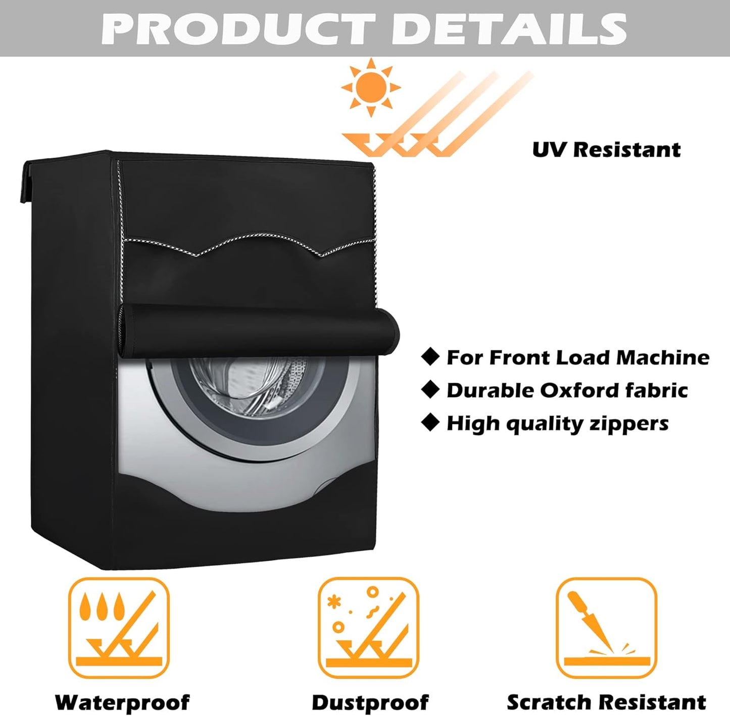 XXL  FRONT LOAD washing machine cover