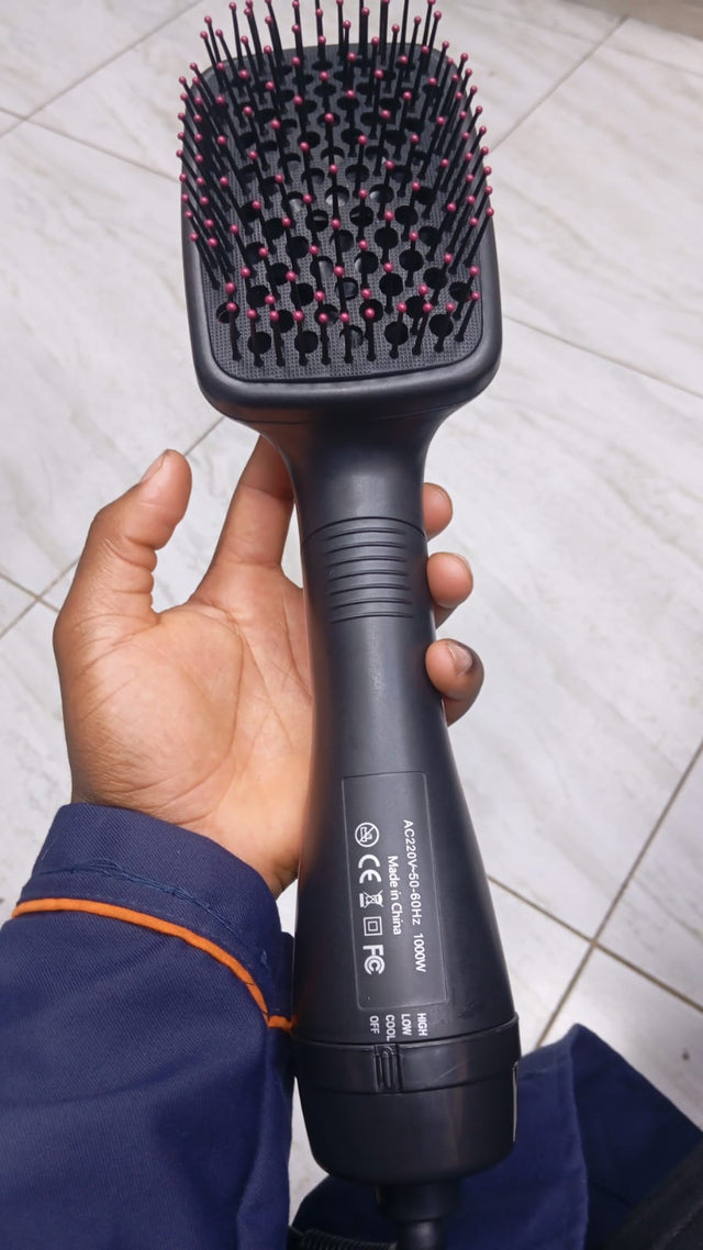 Hair Straightener Brush 3-in-1