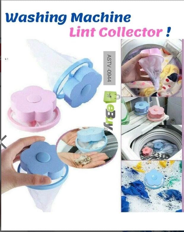 Washing machine lint collector