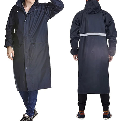 Adult Raincoat with Cap — Unisex 110 cm