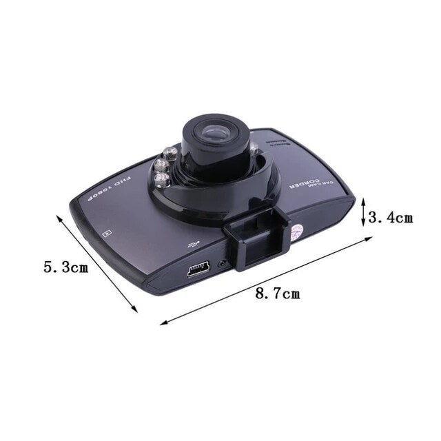 Car DVR Dash Camera with Night Vision &amp; G-Sensor 1080P HD