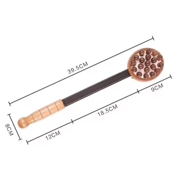 Handheld Meridian Hammer Massager — Back &amp; Foot Relaxation Tool (39.5×9×8cm)