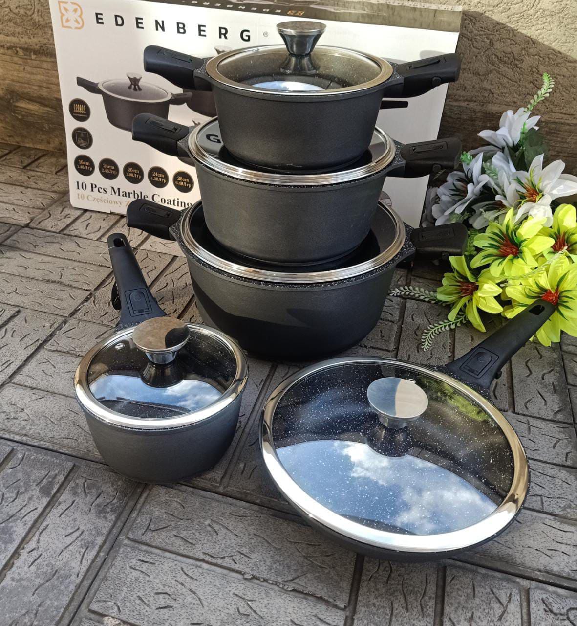 Edenburg cookware set 10pcs