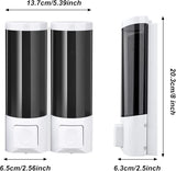 Double Wall mounted soap dispenser