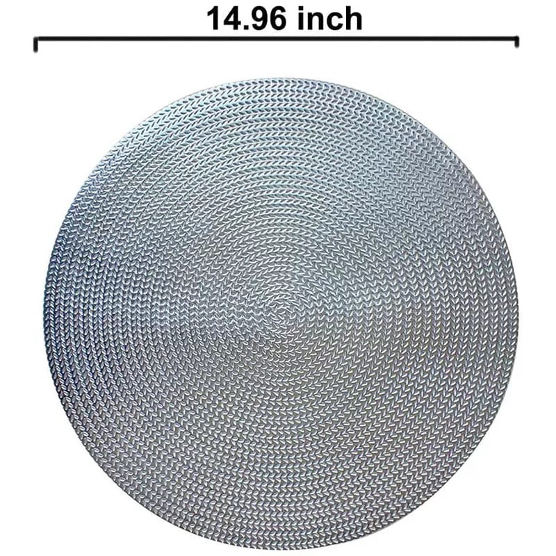 pvc non-woven table mats 6pcs